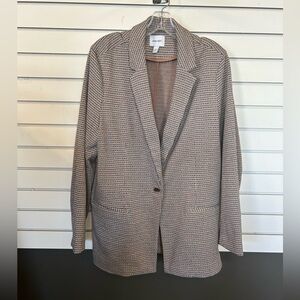 Nine West Women's Houndstooth Blazer Size XXL